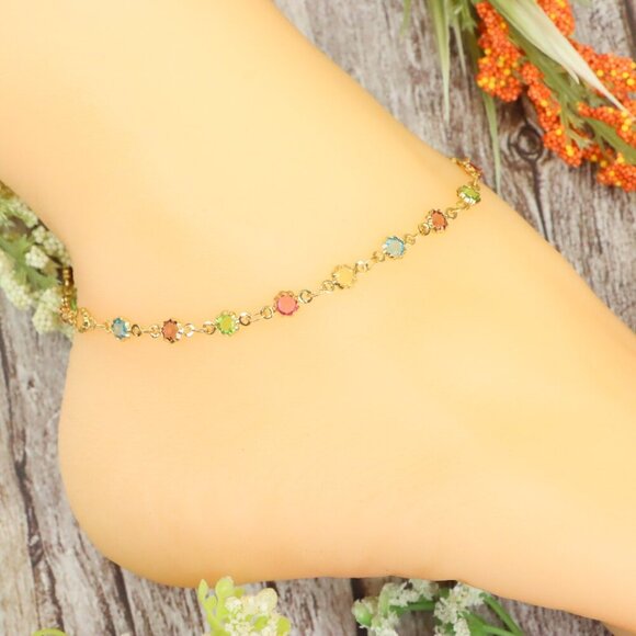 "Dainty Anklet for Women – Elegant Everyday Jewelry & Perfect Gift | MLCRC1676 - Picture 5 of 10